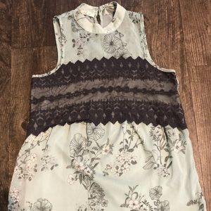 Light blue dress tank top